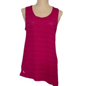 RBX Fuchsia Exercise Tank Top with Side Slit